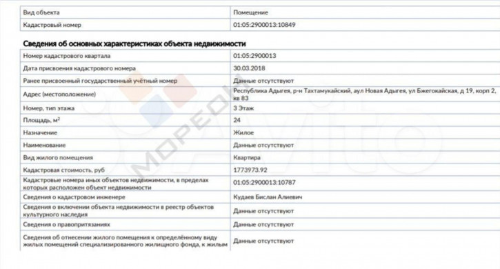 1-комн квартира Бжегокайская ул, 19/ к2