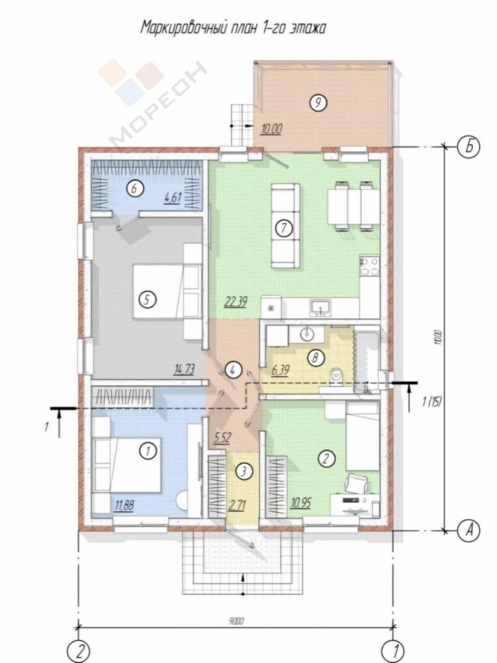 Коттедж/дом Бжигакова ул, 9