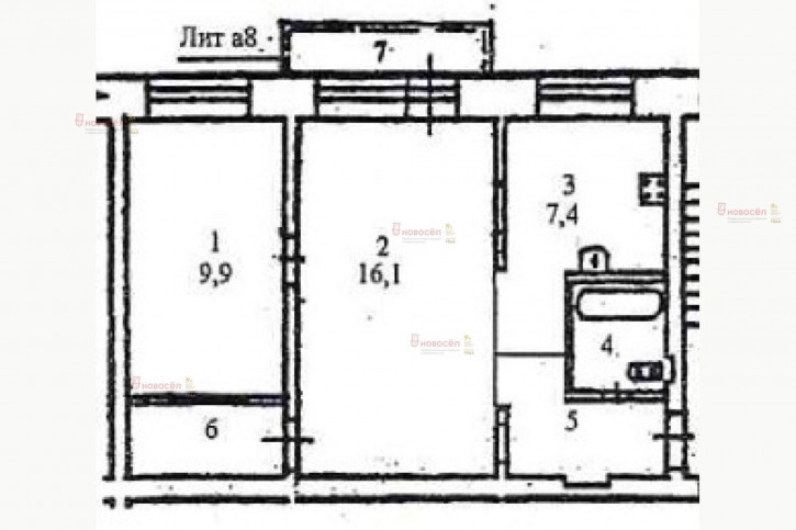2-комн квартира Бурильщиков 17а