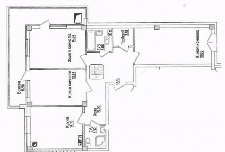 3-комн квартира Декабристов ул.