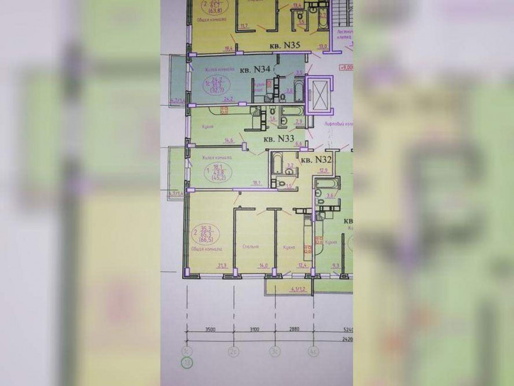 2-комн квартира им. Академика Фёдорова улица, д.13