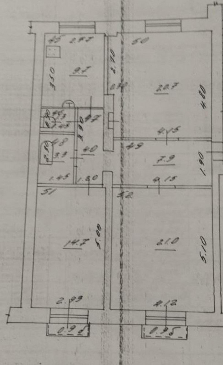 3-комн квартира Артёмовская улица, 17